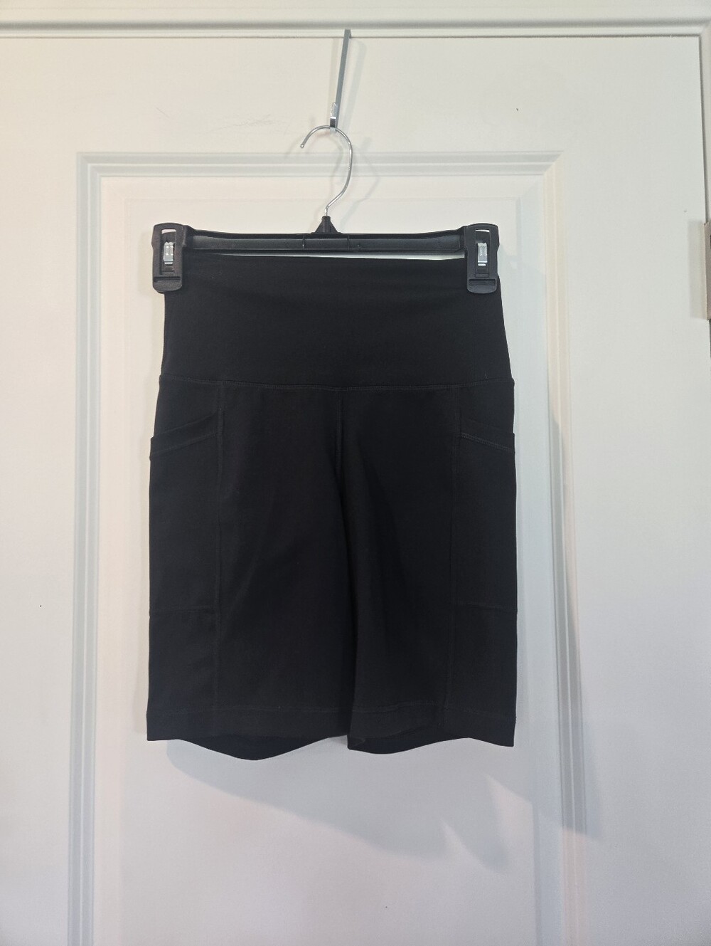 Yogalicious Womens Black Active Bike Shorts Size Small